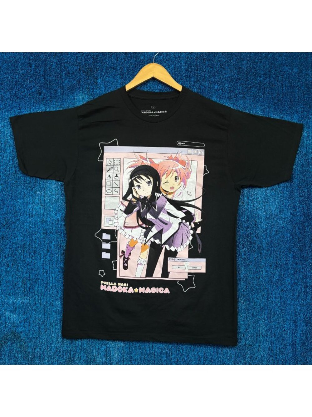 Madoka & Homura Edit Program Puella Magi Madoka Magica Tee L